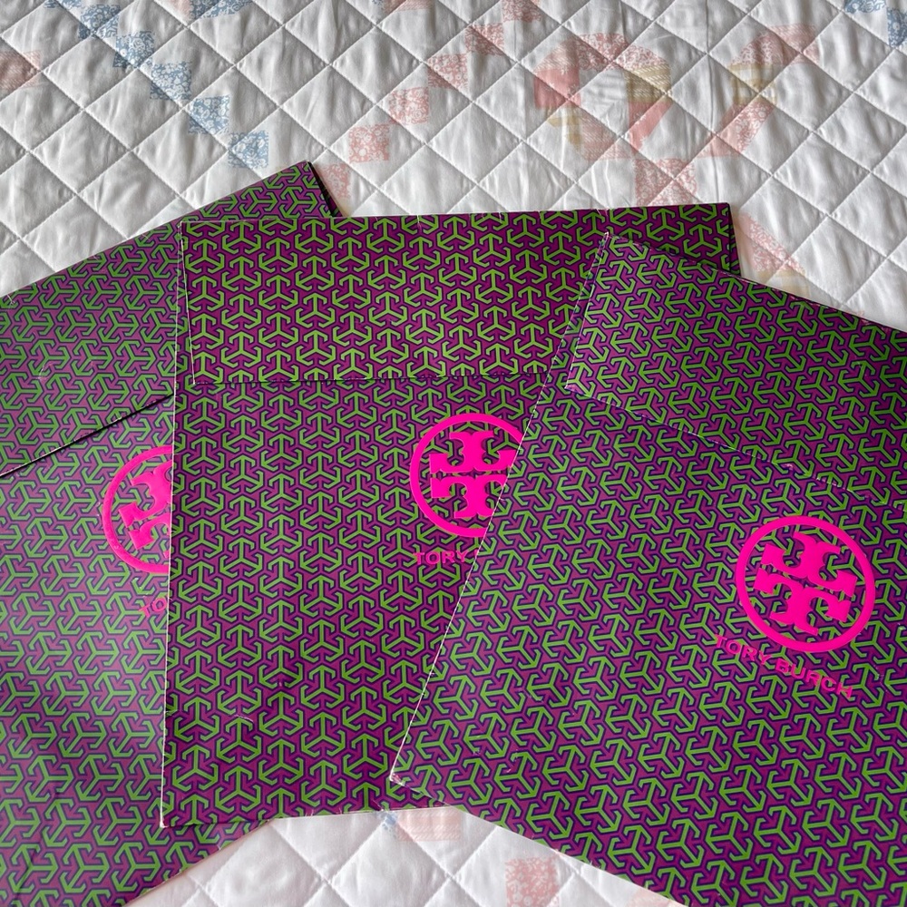 Tory Burch Envelop Gift Bag set of 3